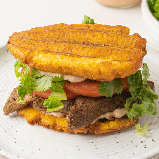 Plantain Sandwich with Oxtail